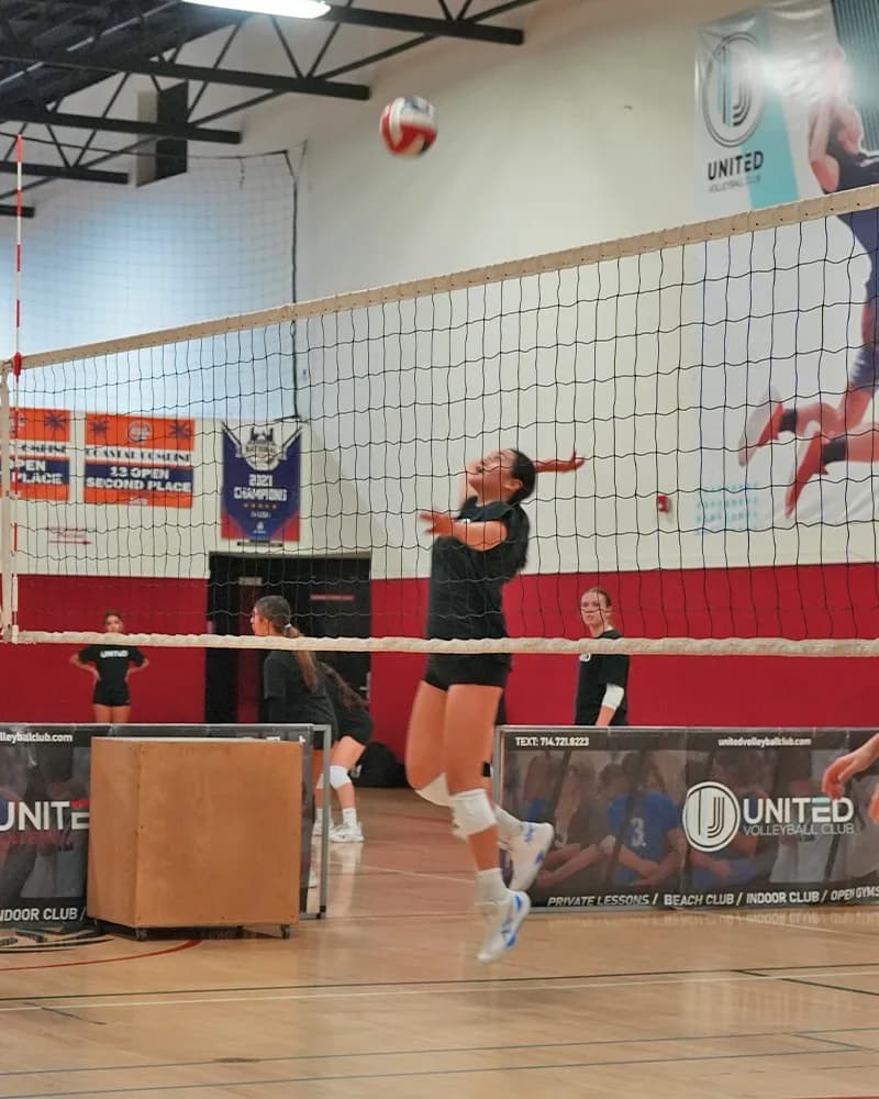 United Riverside athletes during play