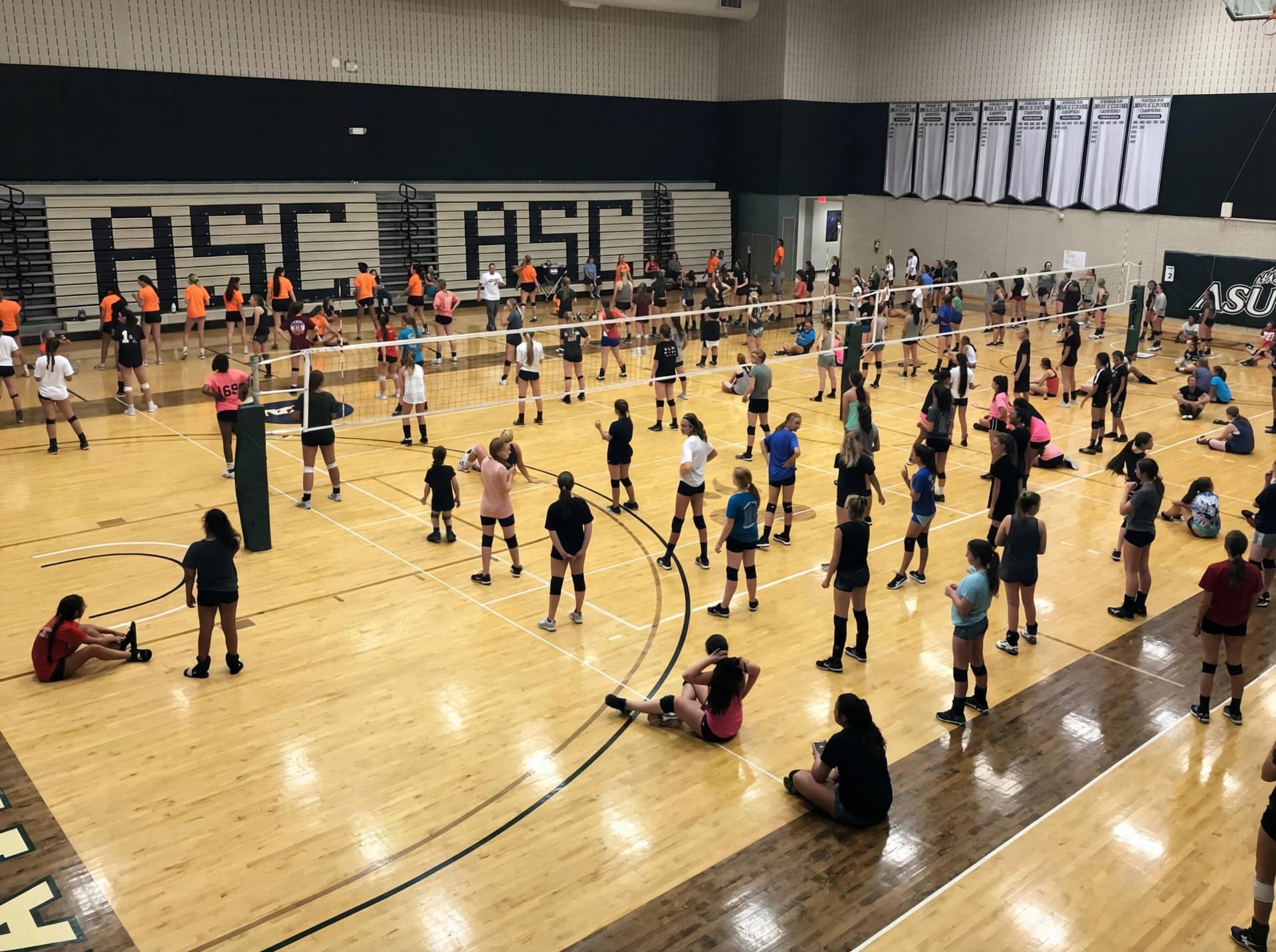 RVA Riverside Volleyball Association summer camp training session